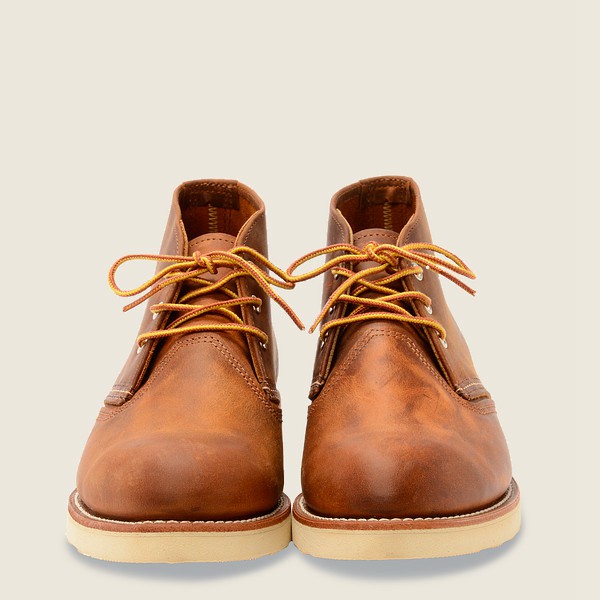 Red Wing Heritage Ayakkabı Erkek - Work - Chukkar Rough & Tough Deri - Kahverengi - 39AJGBFCX